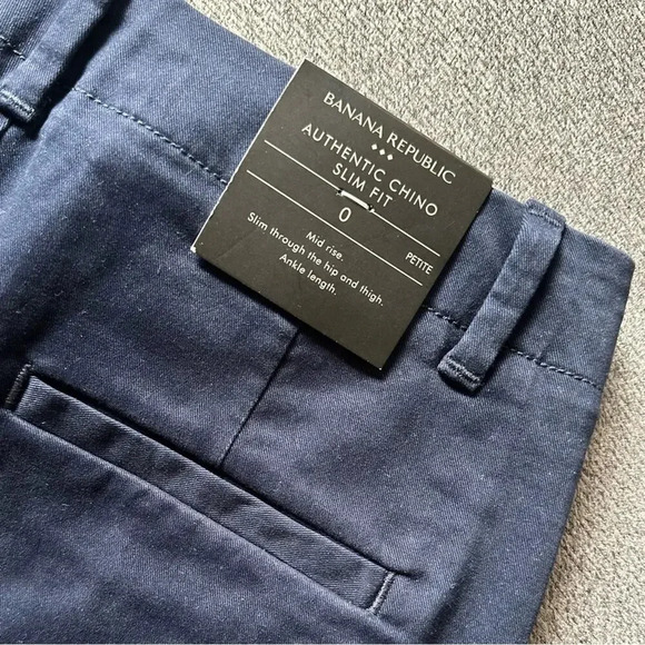 Banana Republic Authentic Chino Slim Fit Pant Size 0 - Picture 6 of 7